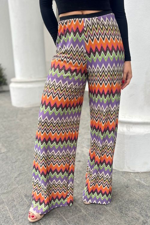 Calca Wide Leg Cintura Alta Lanca Perfume 1